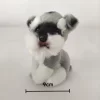 1 pc Cute Small Schnauzer Puppy Real Life Plush Toy Soft Simulation Dog Stuffed Kids doll 5 - Schnauzer Merch